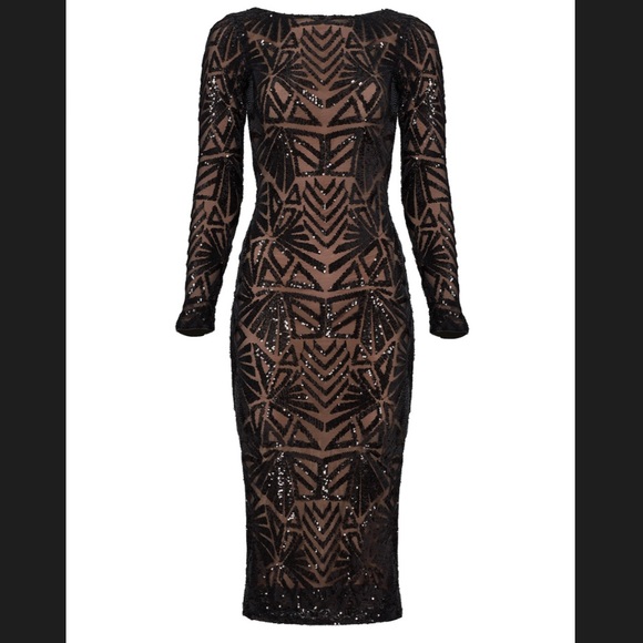 Dress the Population Dresses & Skirts - Dress The Population Black Sequin Dress